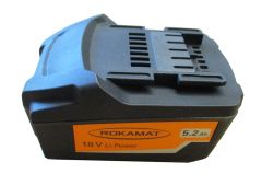 Rokamat 08050 batterie 18 V 5,2 Ah Li-Ion