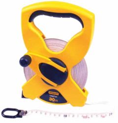 Stanley 2-34-792 Landmeter Fiberglas 30m - 12,7mm open kast