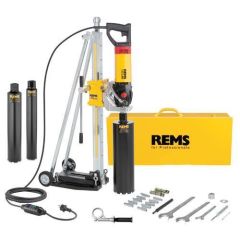 Rems 183023 Picus SR Set 62-82-132 Perceuse diamant Titan + trépied + 3 perceuses