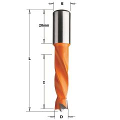 CMT 308.040.12 Drevelboor HM 4mm, schacht 10x20 links