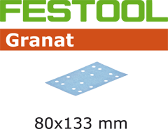 Festool 497128 Schuurstroken Granat STF 80x133 P80 GR/10