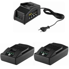 Rems 571590 Power-Pack 22V 1,5Ah Li-Ion 2 x batterie + chargeur