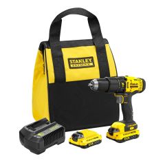 Stanley SFMCD711C2S FATMAX® V20 Accu klop-/schroefboormachine 18V 1.5Ah in Softbag