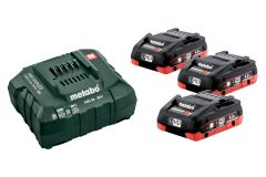 Metabo Sets de batteries 3 x 18V LiHD 4.0Ah + 1 x chargeur ASC 30-36 V 685132000