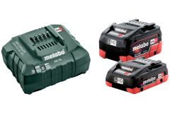 Metabo 685160000 Accu Pakket 1 x 18V LiHD 4.0Ah + 1 x 18V LiHD 5.5Ah + 1 x Lader ASC 55