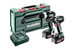 Metabo 685200000 Ensemble combiné 2.8.8 18V 5.2 Li-Ion - Perceuse sans fil SB18 LT BL + Clé à chocs SSD18 LT 200 BL