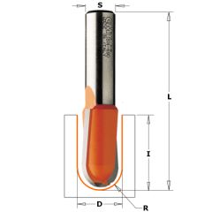 CMT 914.032.11 3,2 mm bolle radiusfrees R=1,6 schacht 8 mm