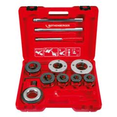 Rothenberger 070892X Super Cut-Set BSPT R,1/2-2"" Draadsnijset in koffer