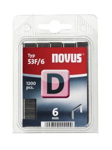 Novus 042-0374 D 53F/6 nieten 6 mm 1200 Stuks