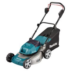 Makita DLM463PT2 Tondeuse à gazon sans fil 46 cm 2 x 18 Volt 5.0Ah Li-Ion