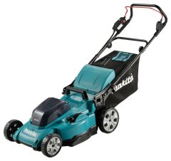 Makita DLM480PT2 Tondeuse à gazon sans fil 48 cm 2 x 18 Volt 5.0Ah Li-Ion