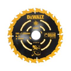 DeWalt DT10304-QZ Zaagblad 190x30x24t, Extreme, kerf 1,65mm