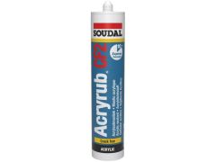 Soudal 121616 Mastic acrylique Acryrub Cf2 Blanc 310ml