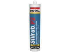 Soudal 115962 Mastic silicone Silirub P2 Blanc Ral 9010 - 310ml