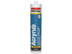 Soudal 102600 Scellant acrylique Acryrub White 310ml