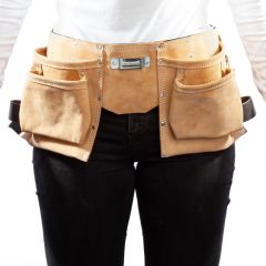 Toolnation XTR0900001 Ceinture porte-outils d'entrée en cuir suédé