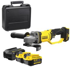 Stanley SFMCG700M2K FATMAX® V20 Haakse slijper 125mm 18 Volt 4.0 Ah Li-ion BRUSHLESS