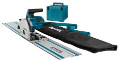 Makita DSP600ZJ2 Scie circulaire sans fil 2 x 18V + rail de guidage 1500 mm + sac