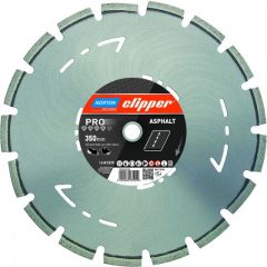 Clipper 70184623186 Pro Asphalt Diamant zaagblad 350 x 25,4 mm Droog/Nat