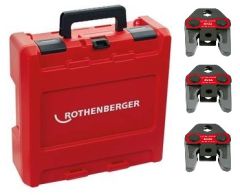 Rothenberger 1000002067 Persbekken Set M Standaard 15-22-28 mm in Rocase