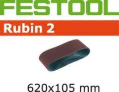 Festool 499151 Schuurband Korrel 80 Rubin 2 10 stuks BS105/620x105-P80 RU/10