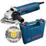 Bosch Blauw GWS1400 Haakse slijper 0601824900 + gratis diamantschijf - 1