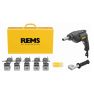 Rems 156004 R220 Twist Set 3/8-1/2-5/8-3/4-7/8" Elektrische Buisoptromper - 1