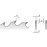 CMT 285.056.07M Zaagblad met links/rechts trapezium vertanding 180 x 30 x 56T - 4