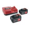 Flex-tools 491349 P-Set 55 R Accu Set 18V 5.0Ah - 2 x AP18.0/5.0 accu + CA10.8/18.0 Snellader - 1