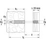 Fischer 59061 Afstandsschroef ASL 6 x 80 elektrolytisch verzinkt staal 100 stuks - 4