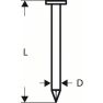 Bosch 2608200033 SN21RK 75G Stripspijker 21° Verzinkt Glad 75 mm 3000 stuks - 1