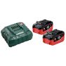 Metabo Pack batterie 2 x 18V LiHD 5,5Ah + 1 x Chargeur ASC 145 685122000 - 1