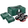 Metabo Pack batterie 4 x 18V LiHD 8.0Ah + 2 x chargeur ASC ultra 685135000 - 1