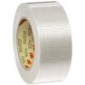 3M H895950 64762620 Vezelversterkte Tape cross waved 50 mm x 50 mtr. - 1