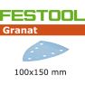 Festool 497138 Schuurbladen Granat STF DELTA/7 P120 GR/100 - 1