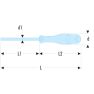 Facom AT6.5X150 AT - PROTWIST® Sleufschroevendraaier 6,5 x 150 - 2