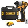 DeWalt DCF840E1T-XJ Slagschroevendraaier 18V XR PowerStack Li-Ion - 1