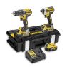 DeWalt DCK266P3-QW Comboset 18V 5,0Ah Li-Ion - DCD796 Accuklopboormachine + DCF887 Slagschroever + 3e accu - 1