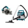 Makita DLX2389UX1 Combiset 2 x 18V met AWS - DHS783 cirkelzaag 190mm + DVC867L stofzuiger  - 1