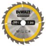 DeWalt DT1934-QZ Cirkelzaagblad 165 x 20 mm 24T ATB 10° - 2