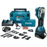 Makita DTM52RTJX2 Multitool Starlock Max 18V 5,0 AH Li-ion + Toebehorenset in Mbox - 1