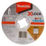 Makita E-00418 Doorslijpschijf X-LOCK 125x1,2x22,23mm RVS 10 stuks - 1