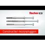 Fischer 540136 Constructieplug SXRL 8 x 80 FUS met schroef met zeskante kop met U-ring A4 roestvast staal 50 stuks - 3