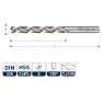 Rotec 112.0150 HSS-E spiraalboor, DIN338, type TLS1000, Ø1,5 - 1