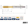Rotec 330.0800T HSS-E 800+ machinetap DL DIN 371B M 8x1,25 TiN - 1